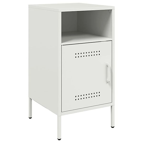 vidaXL Nachttisch Nachttisch Weiß 36x39x68 cm günstig online kaufen