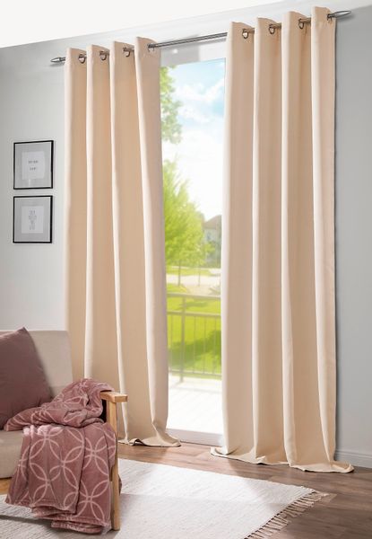 DecoHome24 Gardine Brillant (1 St), Ösen, günstig online kaufen