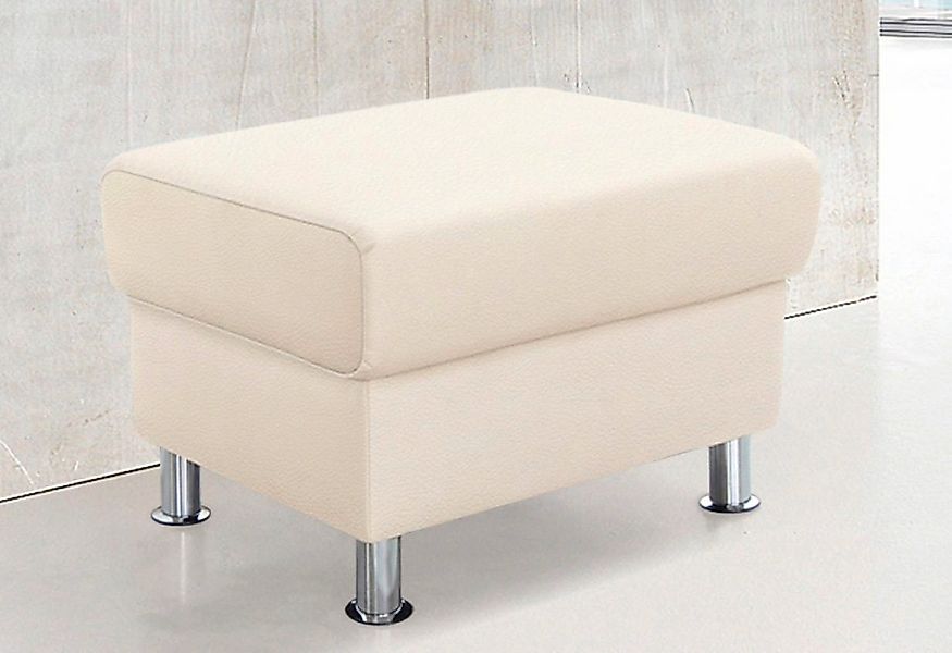 TRENDMANUFAKTUR Hocker "Rondo, Polsterhocker zur Serie, Breite 67 cm, Füße günstig online kaufen