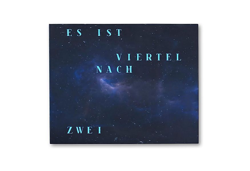 build-yours.de Wanduhr WordClock Jupiter Beyond Space - Wortuhr in Deutsch günstig online kaufen