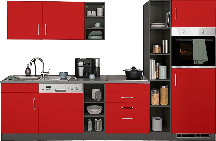 KOCHSTATION Küchenzeile »KS-Paris – Küchen mit einzigartigen Fotomotiven au günstig online kaufen