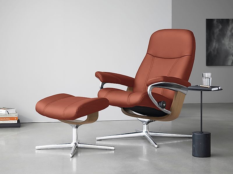 Stressless® Relaxsessel »Consul«, (Set, Relaxsessel mit Hocker), mit Hocker günstig online kaufen