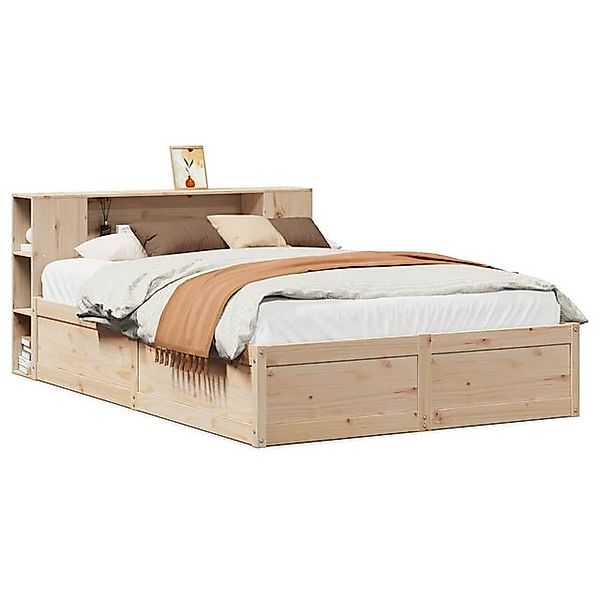 vidaXL Bett, Massivholzbett ohne Matratze 140x200 cm Kiefernholz günstig online kaufen