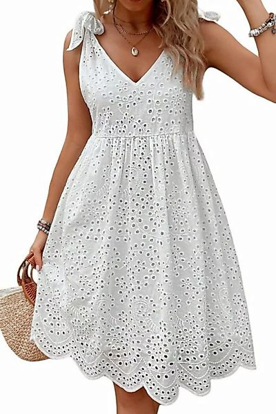 JDMGZSR Sommerkleid Ärmelloses Off-Shoulder-Kleid sexy V-Ausschnitt-Kleid S günstig online kaufen