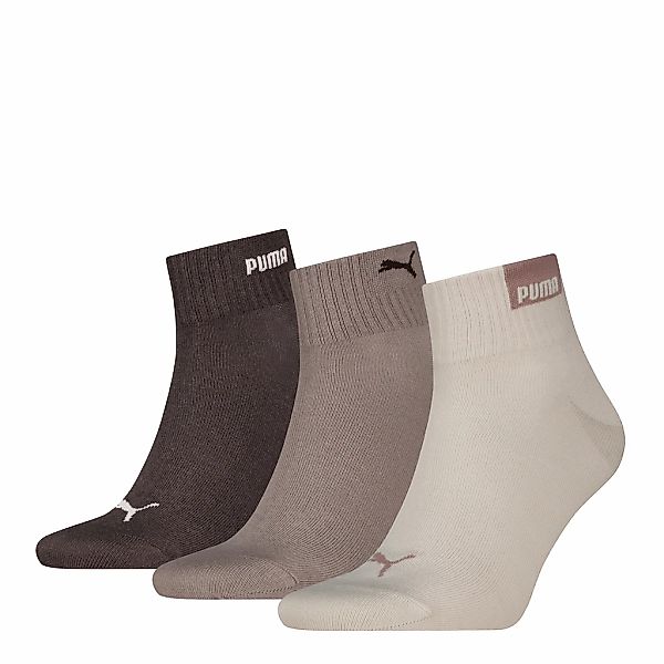 PUMA Kurzsocken "PUMA UNISEX LOGO QUARTER" 3 Paar tlg. günstig online kaufen