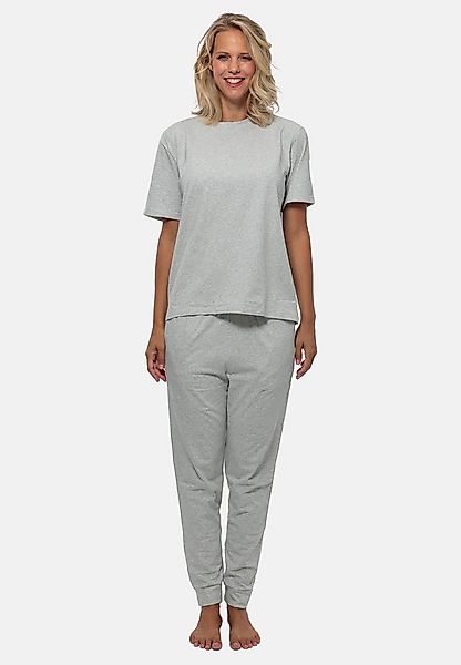 Schiesser Pyjama Organic Cotton (Set, 2 tlg) Schlafanzug - Baumwolle günstig online kaufen