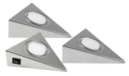 LED Unterbaustrahler Genua 3er Set 3x2W 3000K 270lm günstig online kaufen