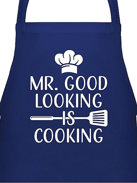 Shirtracer Kochschürze Mr. Good looking is cooking - Männergeschenke Weihna günstig online kaufen