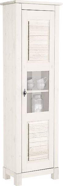 Home affaire Vitrine »Rauna Vitrinenschrank, Stauraumchrank«, Höhe 180 cm, günstig online kaufen