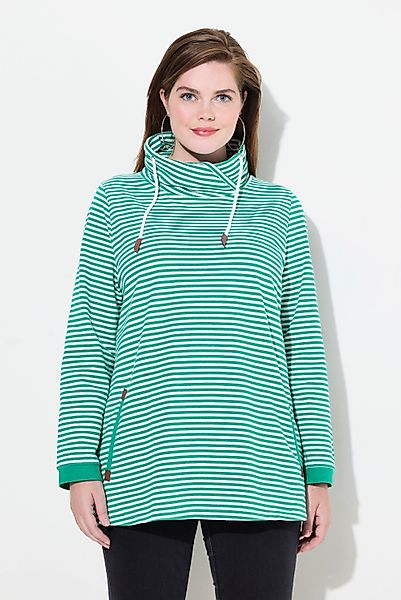 Ulla Popken Sweatshirt Sweatshirt Ringel Classic günstig online kaufen