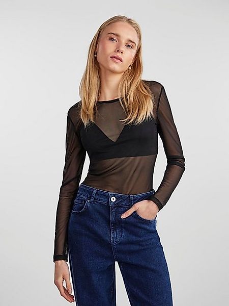pieces Langarmshirt PCNINNI LS MESH TOP günstig online kaufen