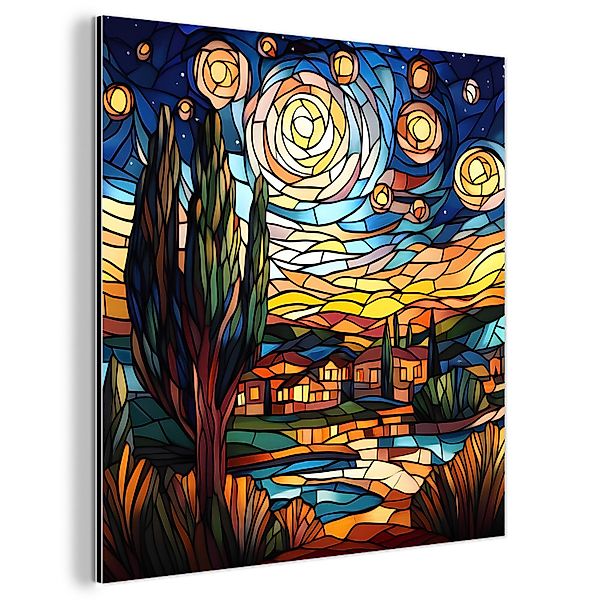 MuchoWow Metallbild Himmel - Sterne - günstig online kaufen