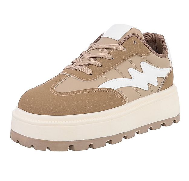 Ital-Design Modischer Sneaker für Damen mit bequemer Sohle Sneaker (9003313 günstig online kaufen