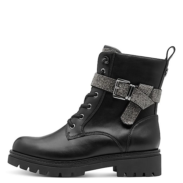 MARCO TOZZI by GMK Schnürstiefelette, Blockabsatz, Schnürboots, Zierriemen günstig online kaufen
