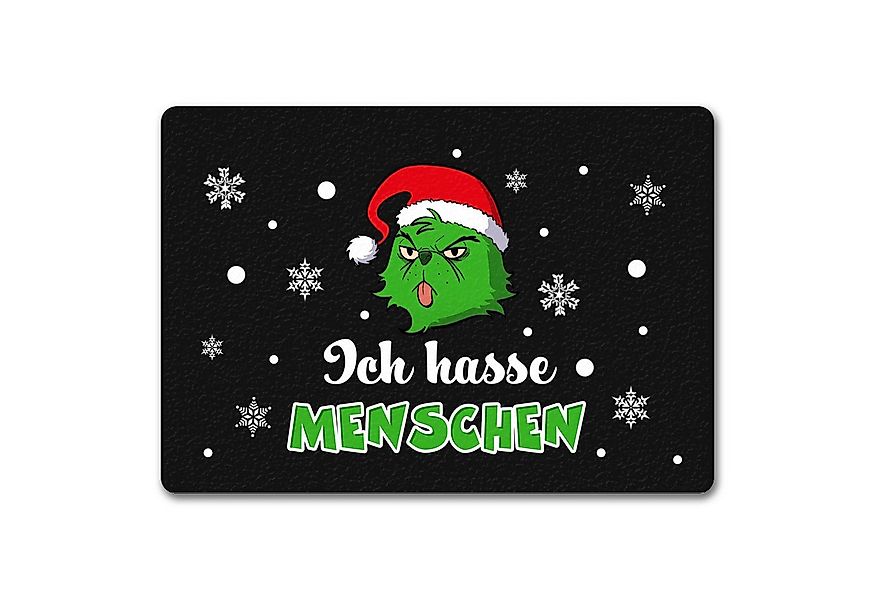 speecheese Fußmatte Weihnachtsmuffel Fußmatte in 35x50 cm ohne Rand mit Spr günstig online kaufen