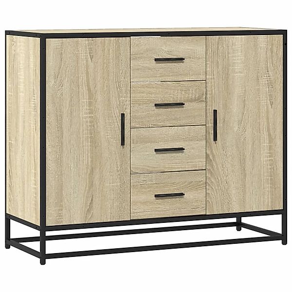vidaXL Sideboard Sideboard Sonoma-Eiche 92x35x76 cm günstig online kaufen