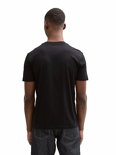 TOM TAILOR Denim T-Shirt mit verschiedenen günstig online kaufen