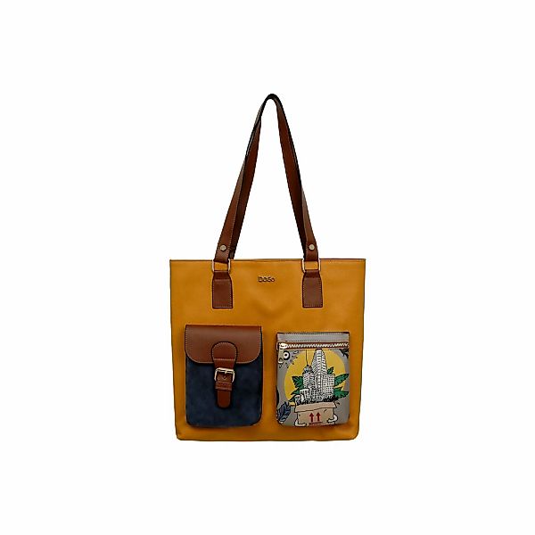 DOGO Umhängetasche "Multi Pocket Bag Fragile Damen Handtaschen (Fashion) / günstig online kaufen
