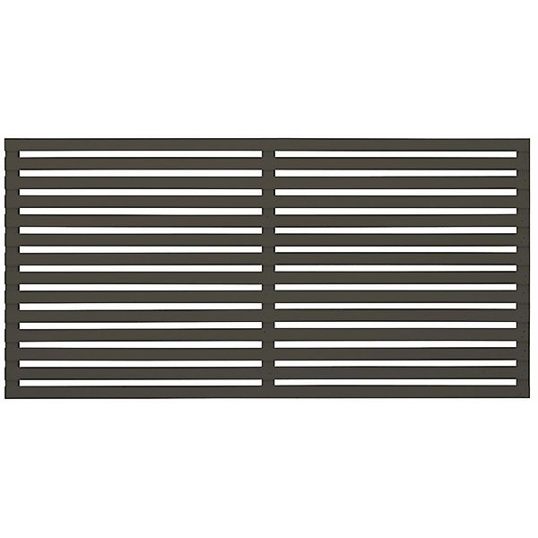 Vorgartenzaun Tokyo Nadelholz Umbragrau 180 cm x 90 cm günstig online kaufen