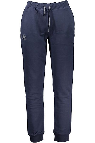 La Martina 5-Pocket-Hose Herren Sporthose Blau - Angeraute Komfort-Hose mit günstig online kaufen
