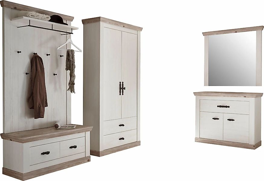 Home affaire Garderoben-Set "Florenz" 5 Stk. tlg. günstig online kaufen