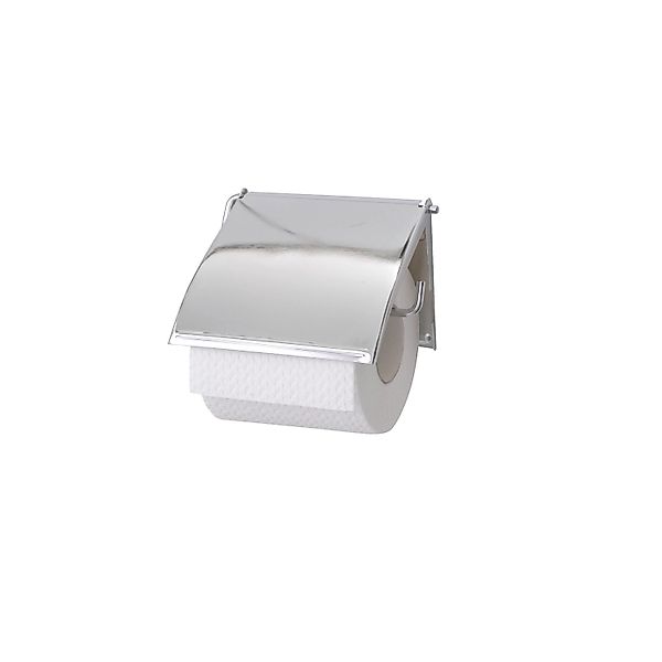 WENKO Toilettenpapierhalter Cover, Chrom, mit geschlossener günstig online kaufen