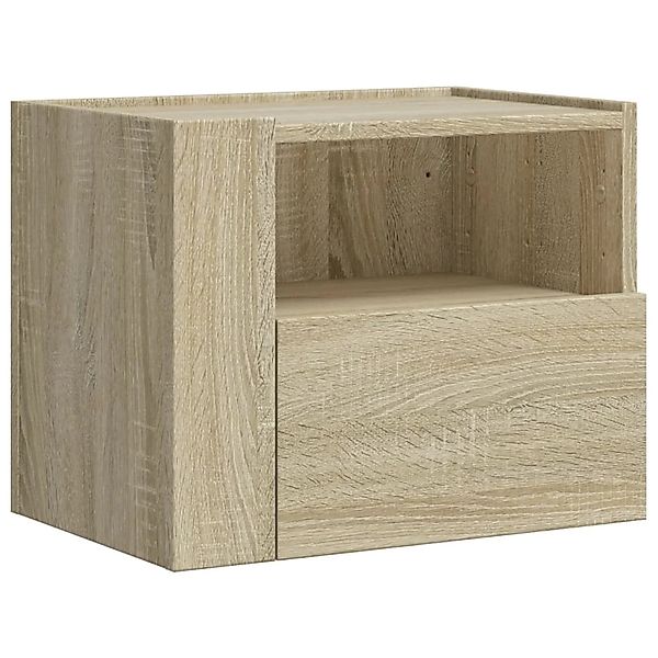 vidaXL Nachttisch Wand-Nachttisch Sonoma-Eiche 45x30x35 cm günstig online kaufen
