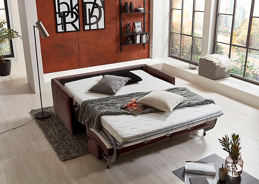 ATLANTIC home collection Schlafsofa "Limone" für Dauerschläfer geeignet ink günstig online kaufen