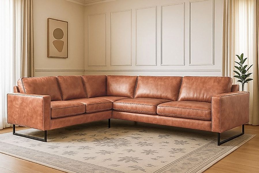 Home affaire Ecksofa »Pinto, XXL, 250/290 cm, langer Schenkel, Ottomane« Co günstig online kaufen