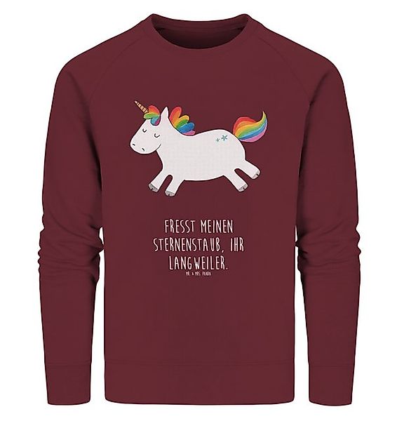 Mr. & Mrs. Panda Longpullover Einhorn Happy Größe XXL - Burgundy - Geschenk günstig online kaufen