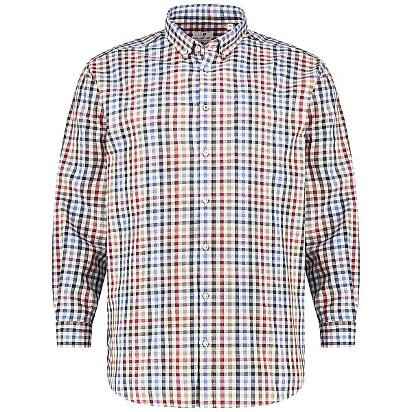 Pfundskerl Freizeithemd mit Karomuster Farbe blau Größe: XXL günstig online kaufen