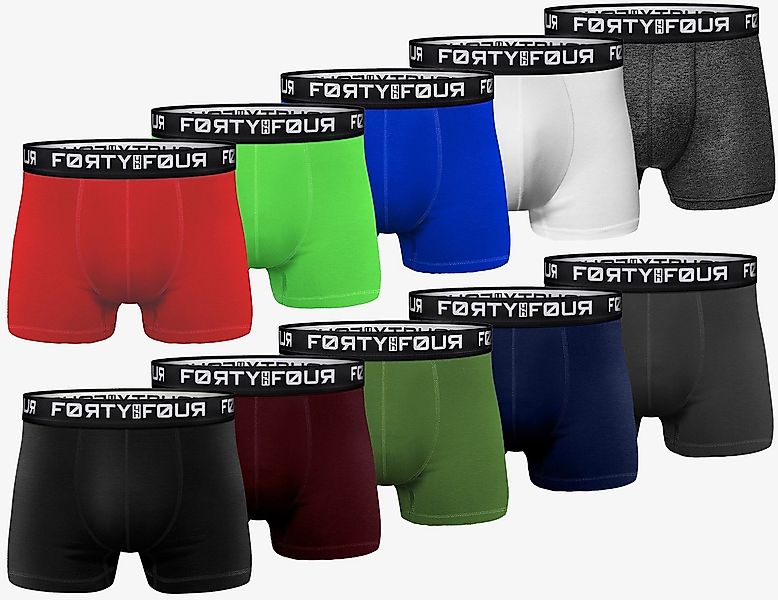 FortyFour Boxershorts Herren Männer Unterhosen Baumwolle Premium Qualität p günstig online kaufen