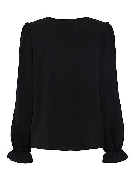 pieces Langarmshirt "PCTIFFANY LS V-NECK TOP NOOS BC" günstig online kaufen