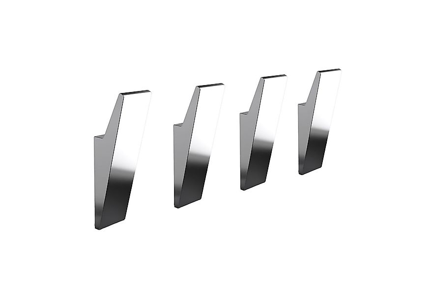 Designfabrik Hamburg Handtuchhaken DFHH KH, (4x Wandhaken), rostfrei, pulve günstig online kaufen