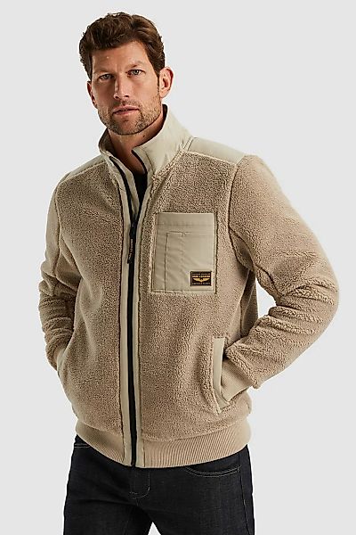 PME Legend Teddy Strickjacke Beige - Größe 3XL günstig online kaufen