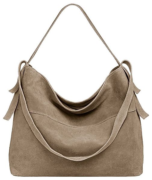 Caspar Schultertasche große Vintage Damen Leder Handtasche - PREMIUM LINE - günstig online kaufen