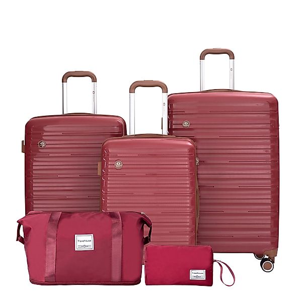 Travelhouse Trolleyset Ascona, 4 Rollen, (Spar-Set, günstig online kaufen