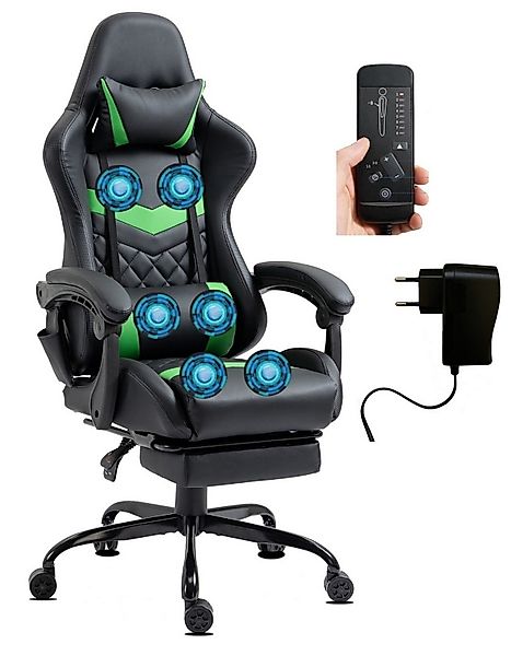 Delman Gaming-Stuhl Mit 6 Vibrationspunkten Drehstuhl, günstig online kaufen