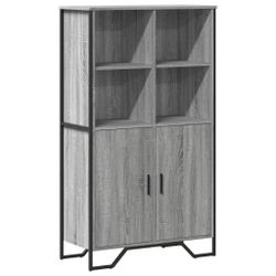 vidaXL Highboard Highboard Grau Sonoma 79,5x35,5x137,5 günstig online kaufen