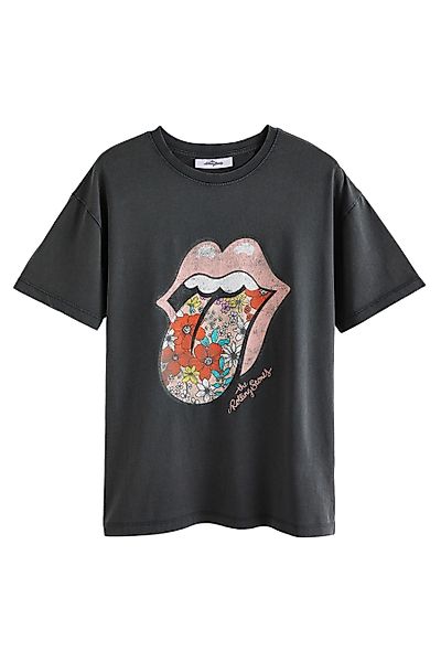 Next T-Shirt Lizenziertes Band T-Shirt, Rolling günstig online kaufen