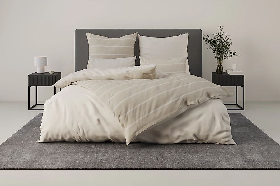 OTTO home Bettwäsche "Katja" 2 Stk. tlg. Bettwäsche aus Baumwolle, Bettwäsc günstig online kaufen