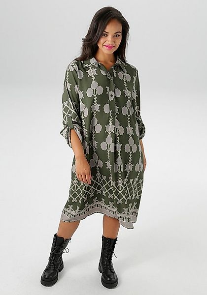 Aniston PLUS Blusenkleid aus weich fallender Viskose günstig online kaufen