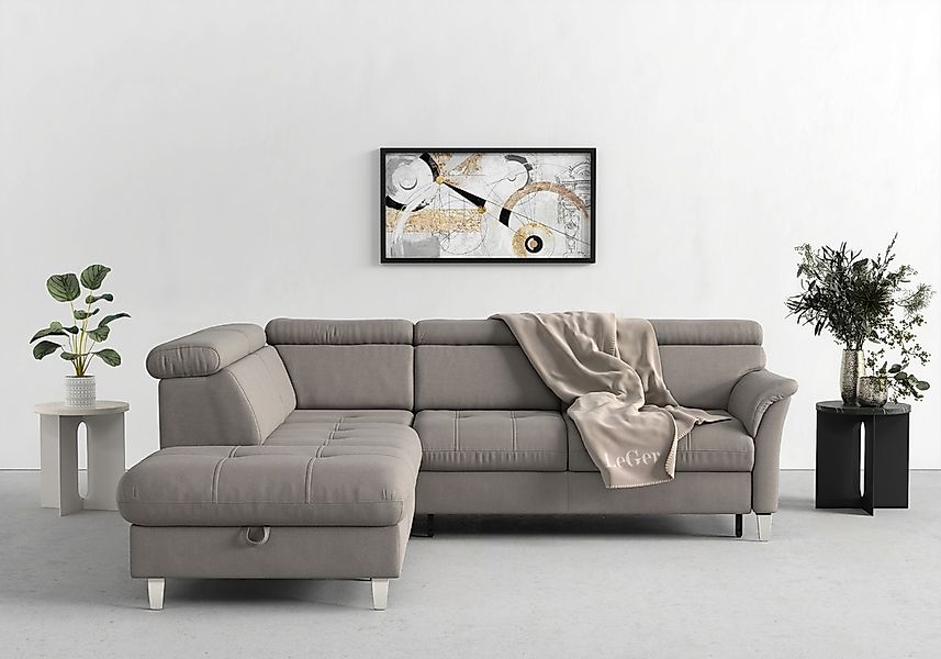sit&more Ecksofa "Marano L-Form", inklusive Kopfteilverstellung, wahlweise günstig online kaufen