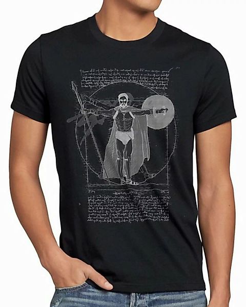 style3 T-Shirt Vitruvianischer Spartaner antiker kämpfer 300 dreihundert günstig online kaufen