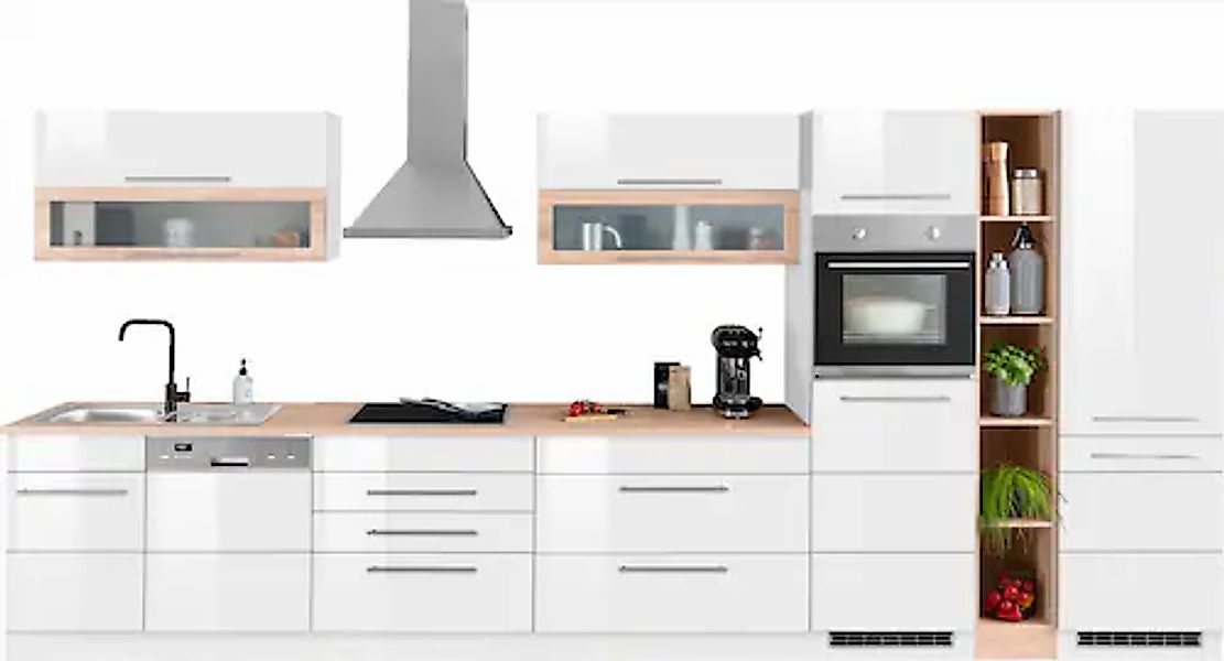 HELD MÖBEL Küchenzeile "Wien", Breite 440 cm, wahlweise mit E-Geräten und I günstig online kaufen