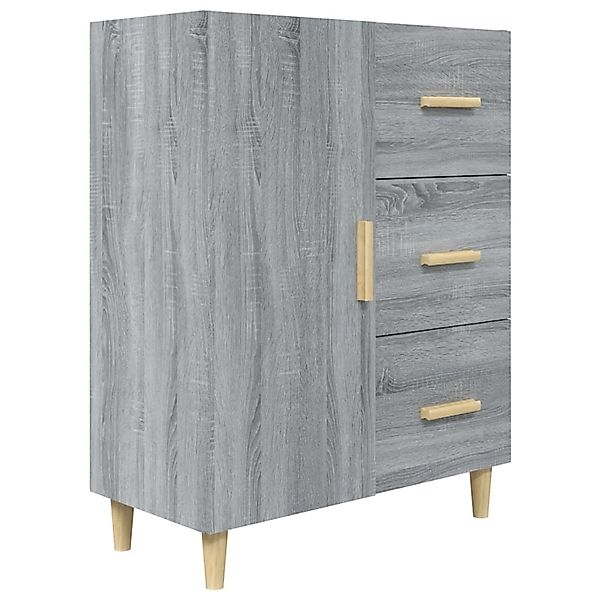 vidaXL Sideboard Grau Sonoma 69,5x34x90 cm Holzwerkstoff 817352 günstig online kaufen