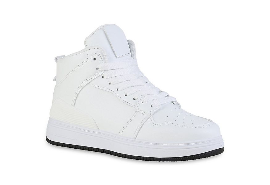 VAN HILL 840181 Sneaker Damen Sneaker High Schnürer Bequeme Profil-Sohle günstig online kaufen