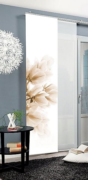 HOME WOHNIDEEN Schiebegardine KESSI (1 St), Paneelwagen, blickdicht, Schieb günstig online kaufen