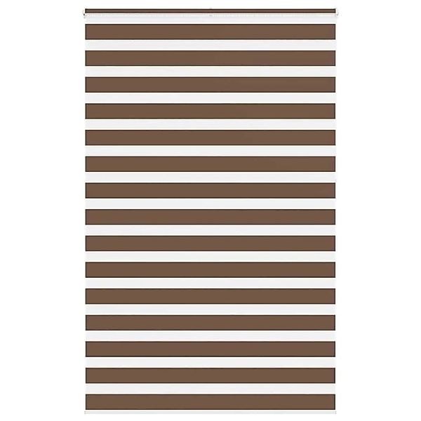 vidaXL Doppelrollo Braun 150x230 cm Stoffbreite 145,9 cm Polyester 4014401 günstig online kaufen