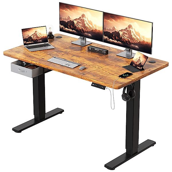 HOMALL Schreibtisch mit Memory-Funktion, höhenverstellbar, breitere günstig online kaufen